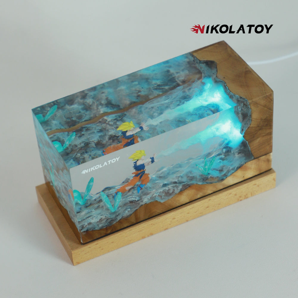 Kakarot Resin RGB Night Light Desktop Decoration