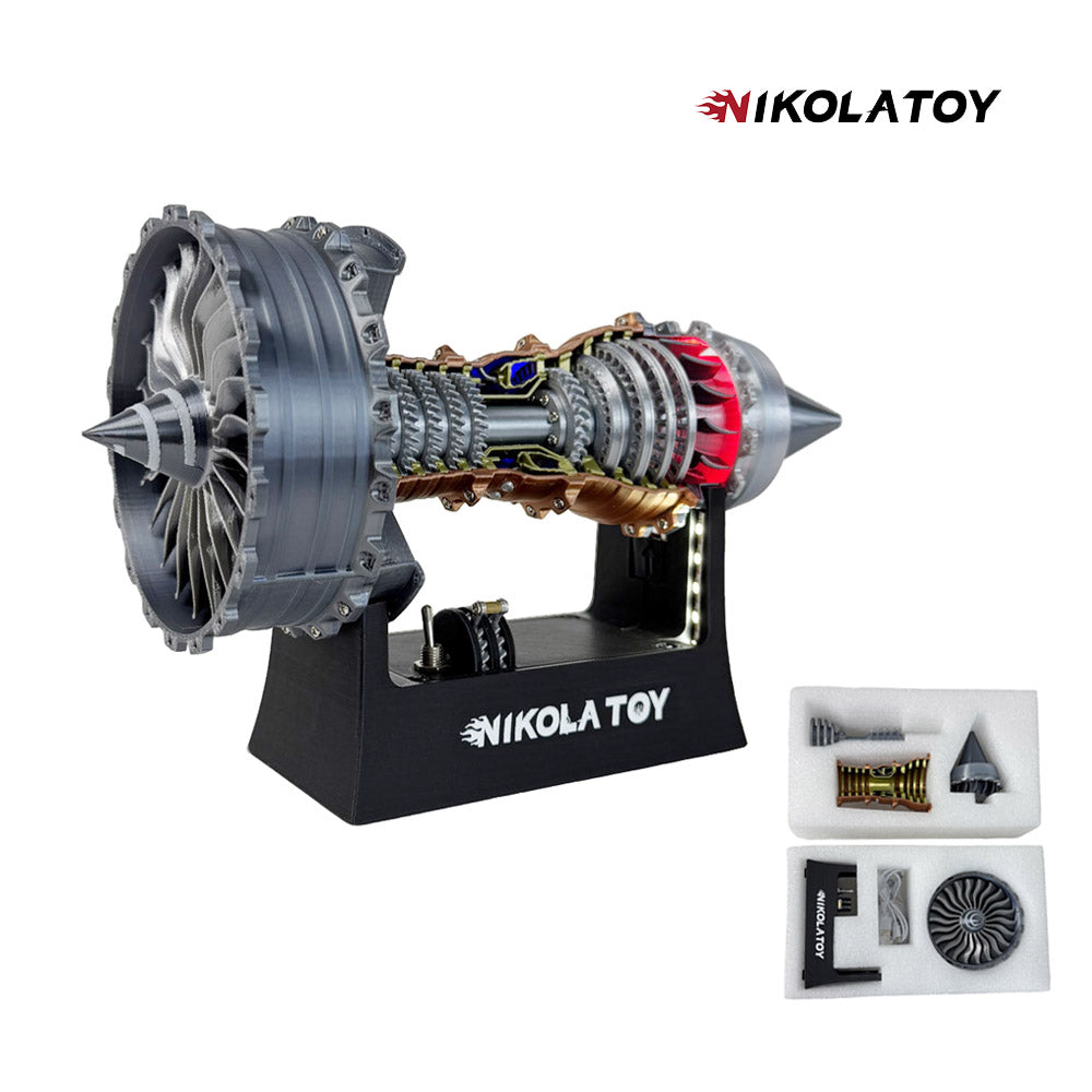TR900 Turbofan Engine Model (25cm / 10in) Flagship Version Diy Kits